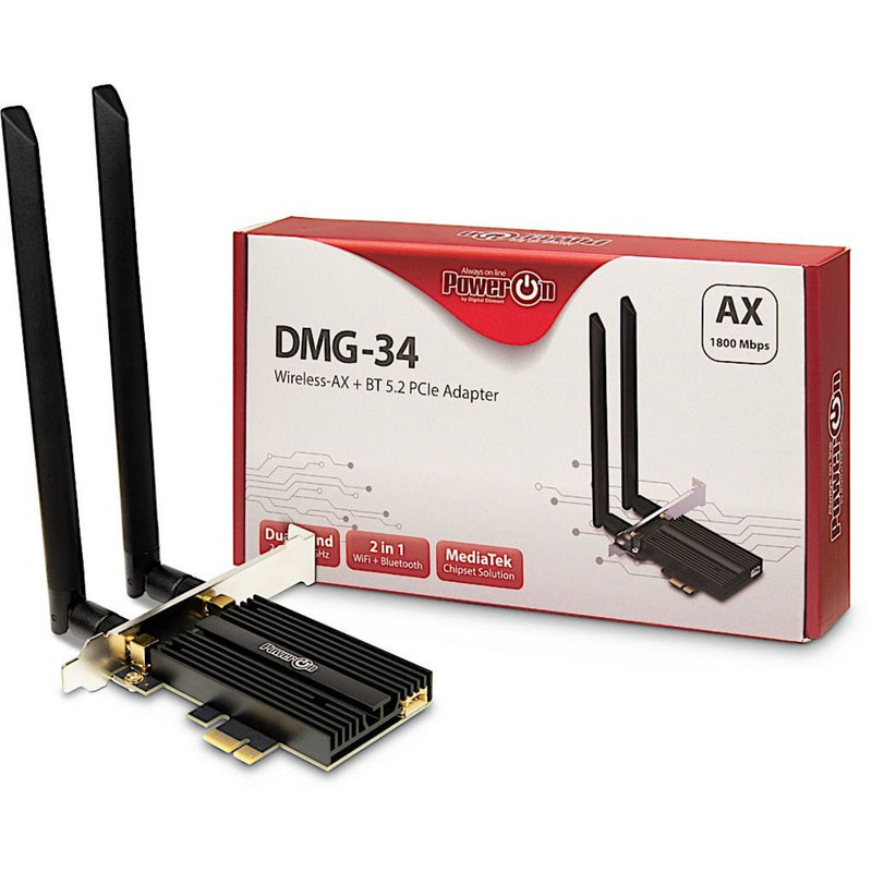 Inter-Tech DMG-34 Intern WLAN / Bluetooth 1800 Mbit/s