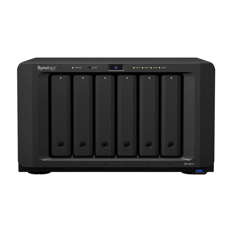 Synology DiskStation DS1621+ data-opslag-server NAS Desktop Ethernet LAN Zwart V1500B