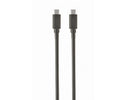 Gembird CCP-USB3.1-CMCM-1M USB-kabel USB 3.2 Gen 1 (3.1 Gen 1) USB C Zwart