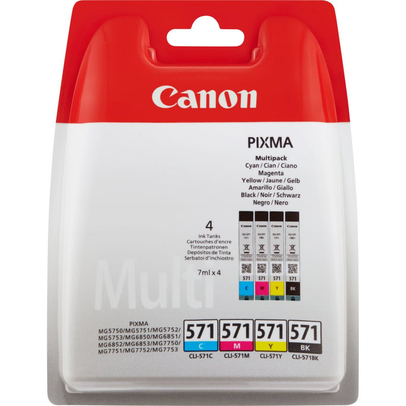 Canon 0386C005 inktcartridge 4 stuk(s) Origineel Zwart, Cyaan, Magenta, Geel