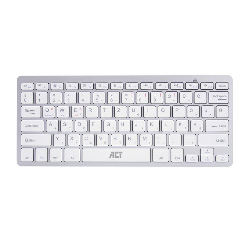 ACT AC5610 toetsenbord Bluetooth QWERTZ Hongaars Wit