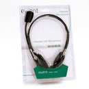 Ewent EW3563 hoofdtelefoon/headset Bedraad Hoofdband Oproepen/muziek Zwart