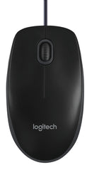 Logitech B100 Optical Usb Mouse f/ Bus