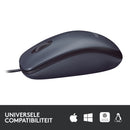 Logitech B100 Optical Usb Mouse f/ Bus