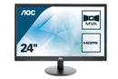 AOC M2470SWH LED display 61 cm (24") 1920 x 1080 Pixels Full HD Zwart