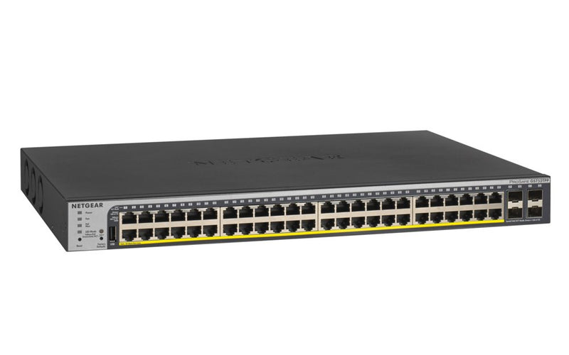 NETGEAR GS752TPP Managed L2/L3/L4 Gigabit Ethernet (10/100/1000) Power over Ethernet (PoE) 1U Zwart