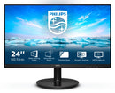 Philips V Line 241V8LA/00 LED display 60,5 cm (23.8") 1920 x 1080 Pixels Full HD Zwart