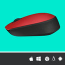 Logitech M171 Red-K muis Ambidextrous RF Draadloos Optisch 1000 DPI