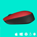 Logitech M171 Red-K muis Ambidextrous RF Draadloos Optisch 1000 DPI