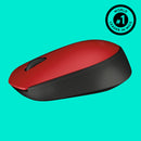 Logitech M171 Red-K muis Ambidextrous RF Draadloos Optisch 1000 DPI