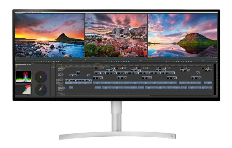 LG 34WK95U-W computer monitor 86,4 cm (34") 5120 x 2160 Pixels 5K Ultra HD LED Zwart, Zilver, Wit