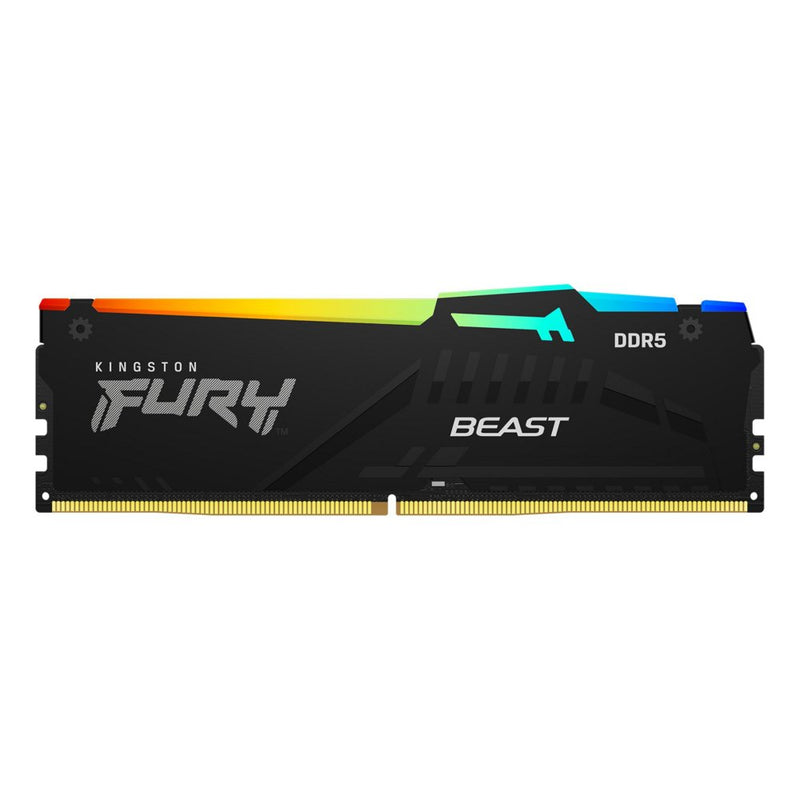Kingston Technology FURY Beast RGB geheugenmodule 16 GB 1 x 16 GB DDR5 4800 MHz