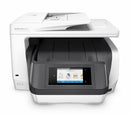 HP OfficeJet Pro 8730 All-in-One printer, Printen, kopiëren, scannen, faxen, Invoer voor 50 vel; Printen via USB-poort aan voorzijde; Scans naar e-mail/pdf; Dubbelzijdig printen