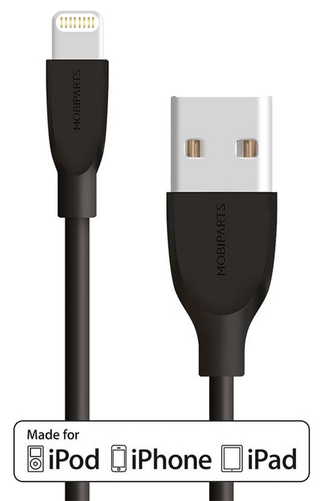 Mobiparts Apple Lightning to USB Cable 2A 1m Black
