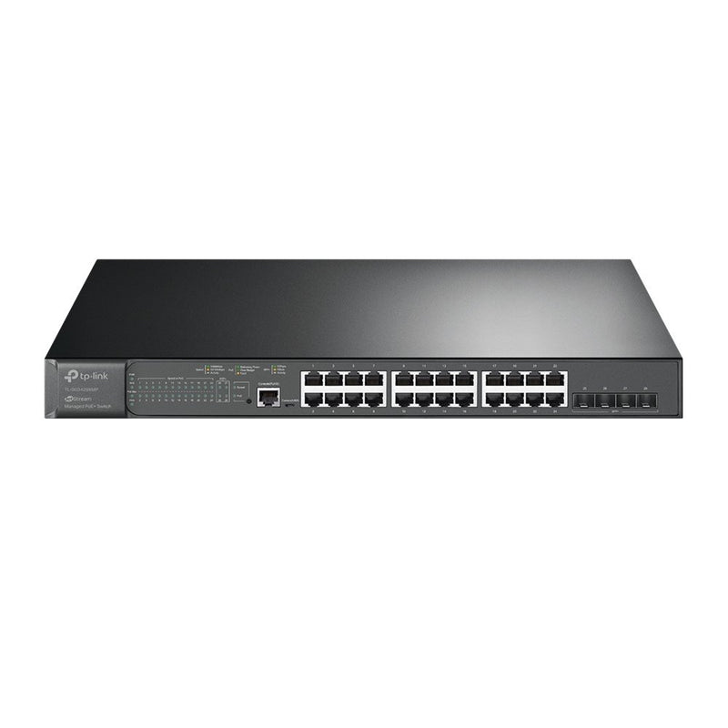 TP-Link TL-SG3428XMP netwerk-switch Managed L2+ Gigabit Ethernet (10/100/1000) Power over Ethernet (PoE) Zwart