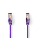 Nedis CCGP85221VT20 netwerkkabel Violet 2 m Cat6 S/FTP (S-STP)