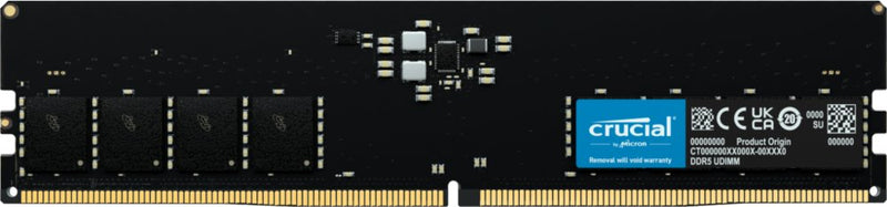 Crucial CT32G48C40U5 geheugenmodule 32 GB 1 x 32 GB DDR5 4800 MHz ECC