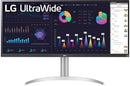 LG 34WQ65X-W computer monitor 86,4 cm (34") 2560 x 1080 Pixels UltraWide Quad HD LCD Grijs