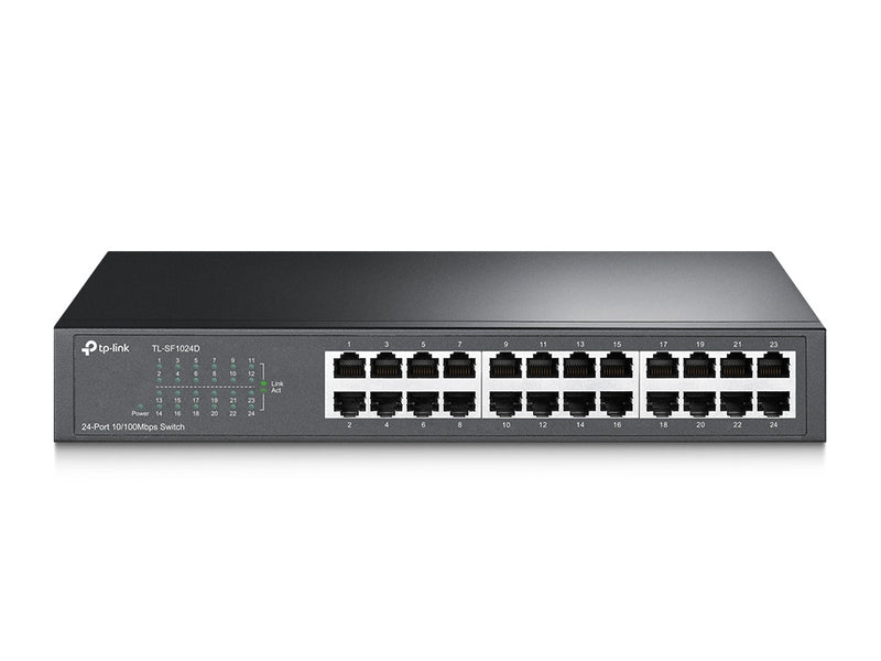 TP-Link TL-SF1024D netwerk-switch Unmanaged Fast Ethernet (10/100) Zwart
