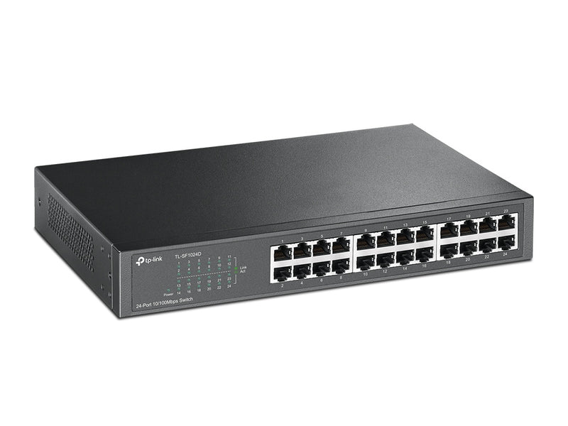 TP-Link TL-SF1024D netwerk-switch Unmanaged Fast Ethernet (10/100) Zwart