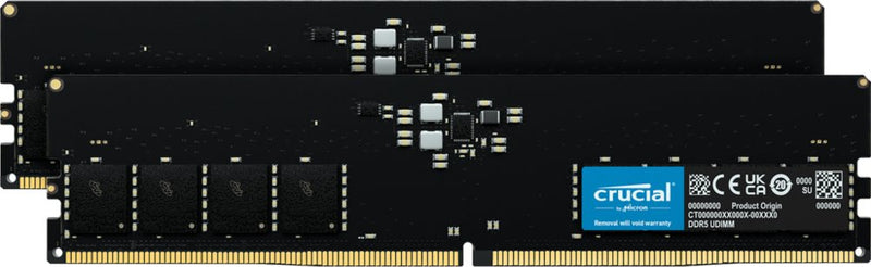 Crucial CT2K16G48C40U5 geheugenmodule 32 GB 2 x 16 GB DDR5 4800 MHz