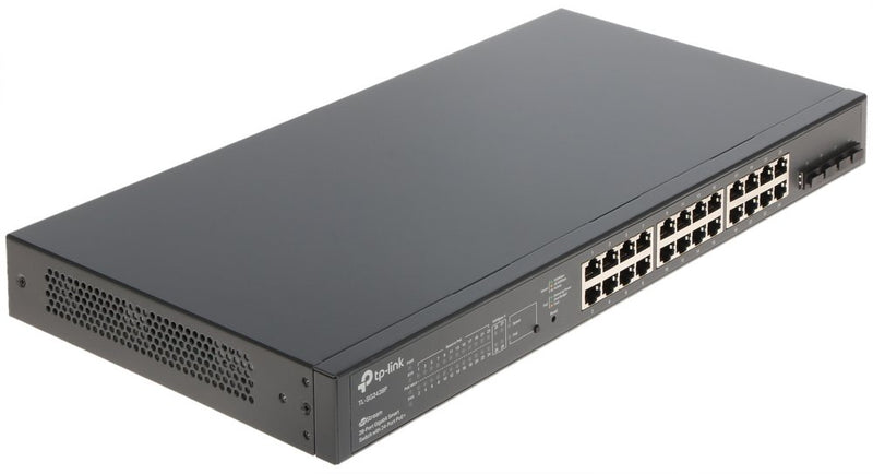 TP-LINK TL-SG2428P netwerk-switch Gigabit Ethernet (10/100/1000) Power over Ethernet (PoE) Zwart