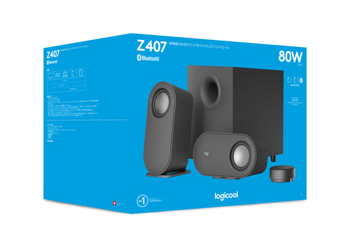 Logitech Z407 Bluetooth computerspeakers met subwoofer en draadloze bediening