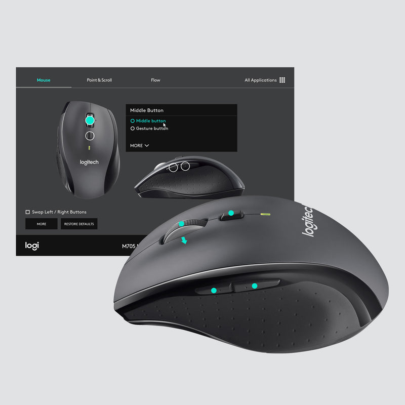 Logitech Customizable Mouse M705