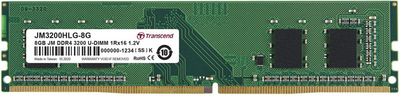 Transcend JetRam JM3200HLG-8G geheugenmodule 8 GB 1 x 8 GB DDR4 3200 MHz